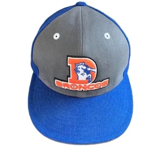 Reebok | NFL Vintage Collection Denver Broncos Wool Blend Flat Brim Hat, 7 3/8 - Picture 1 of 6